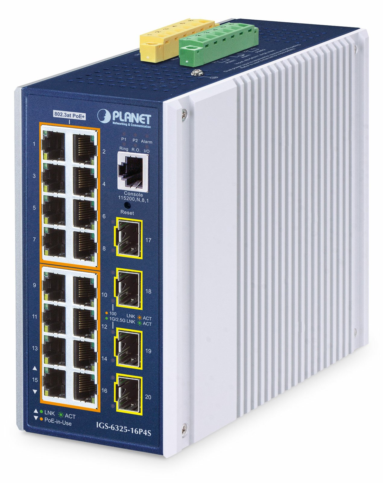 Planet IGS-6325-16P4S - Switch - L3 - managed - 16 x 10/100/1000 (PoE+)