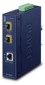 Planet IGT-1205AT - Medienkonverter - GigE - 10Base-T, 100Base-TX, 1000Base-T - RJ-45 / SFP (mini-GBIC) von LumaTech