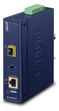 Planet IGTP-805AT - Medienkonverter - 1GbE - 10Base-T, 1000Base-LX, 1000Base-SX, 100Base-TX, 1000Base-T von LumaTech