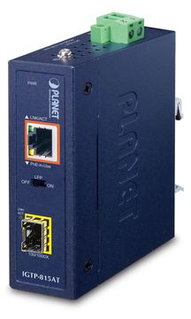 Planet IGTP-815AT - Medienkonverter - 1GbE - 10Base-T, 100Base-TX, 1000Base-T, 1000Base-X, 100Base-X - SFP (mini-GBIC) von LumaTech