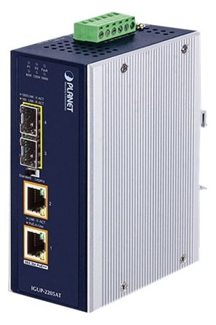 Planet IGUP-2205AT - Medienkonverter - 1GbE - RJ-45 / SFP (mini-GBIC)