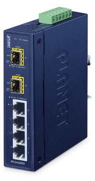 Planet Industrial Ring Ethernet Switch IFGS-620TF - Switch - 0,1 Gbps von LumaTech