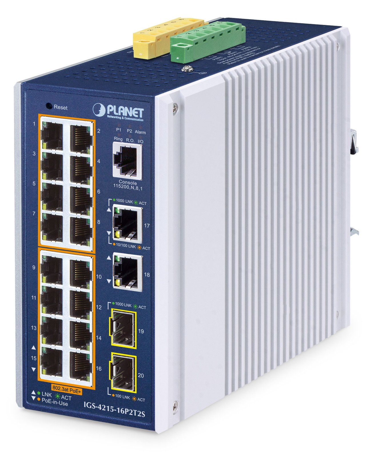 Planet IP30 Industrial L2/L4 - Managed - Switch - 0,1 Gbps