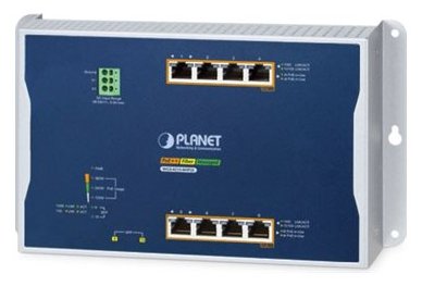 Planet IP30 IPv6/IPv4/1000T 802.3bt 95W PoE+ - Switch - 1 Gbps