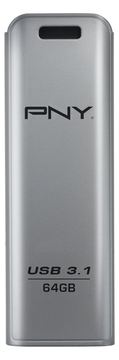 PNY Elite Steel - USB-Flash-Laufwerk - 64 GB von LumaTech