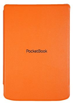 Pocketbook Flip-Hülle für eBook-Reader - PU-Imitationsleder, Baumwolle, Kunststoff - Orange von LumaTech