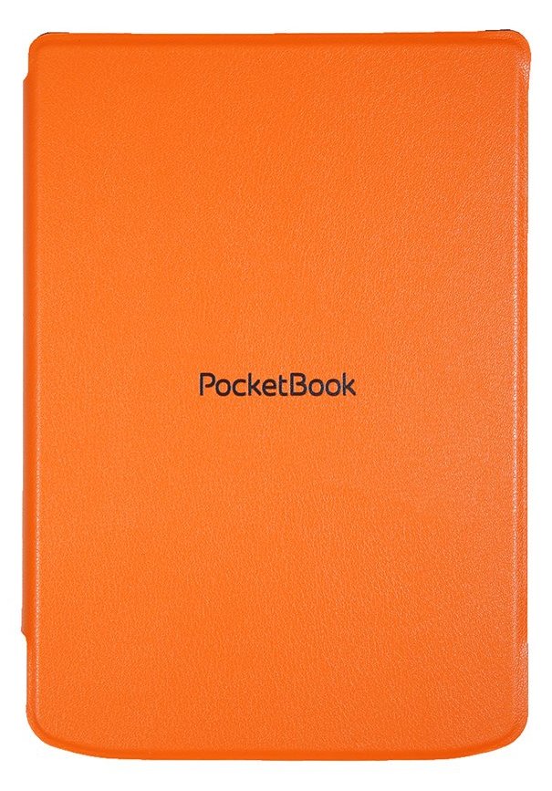 Pocketbook Flip-Hülle für eBook-Reader - PU-Imitationsleder, Baumwolle, Kunststoff - Orange