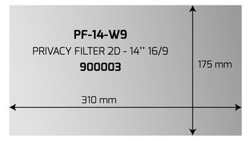 PORT Designs PORT Professional - Blickschutzfilter für Bildschirme - 35.6 cm (14) von LumaTech