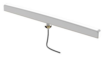 Poynting A-DASH-0001-01 - 4 dBi - 698 - 2700 MHz - Omnidirektionale Antenne - Weiß - 1 m - RG-174