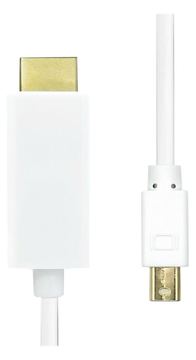 ProXtend Adapterkabel - Mini DisplayPort männlich zu HDMI männlich - 3 m - Dreifachisolierung - unterstützt 4K 30 Hz von LumaTech