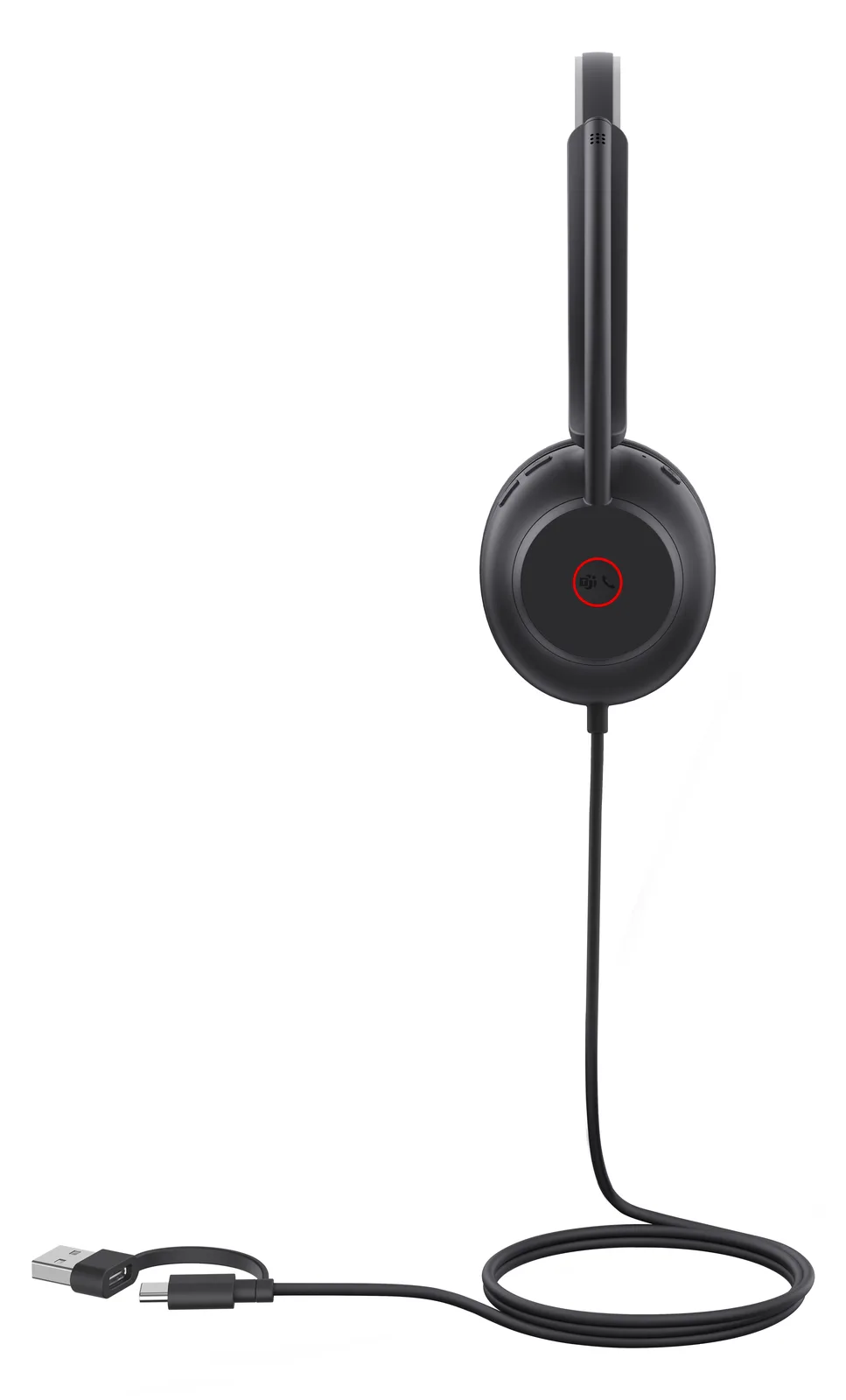 Yealink UH35 Mono - Headset - On-Ear - kabelgebunden - USB-C - Schwarz - Zertifiziert für Microsoft Teams, Ansicht 2