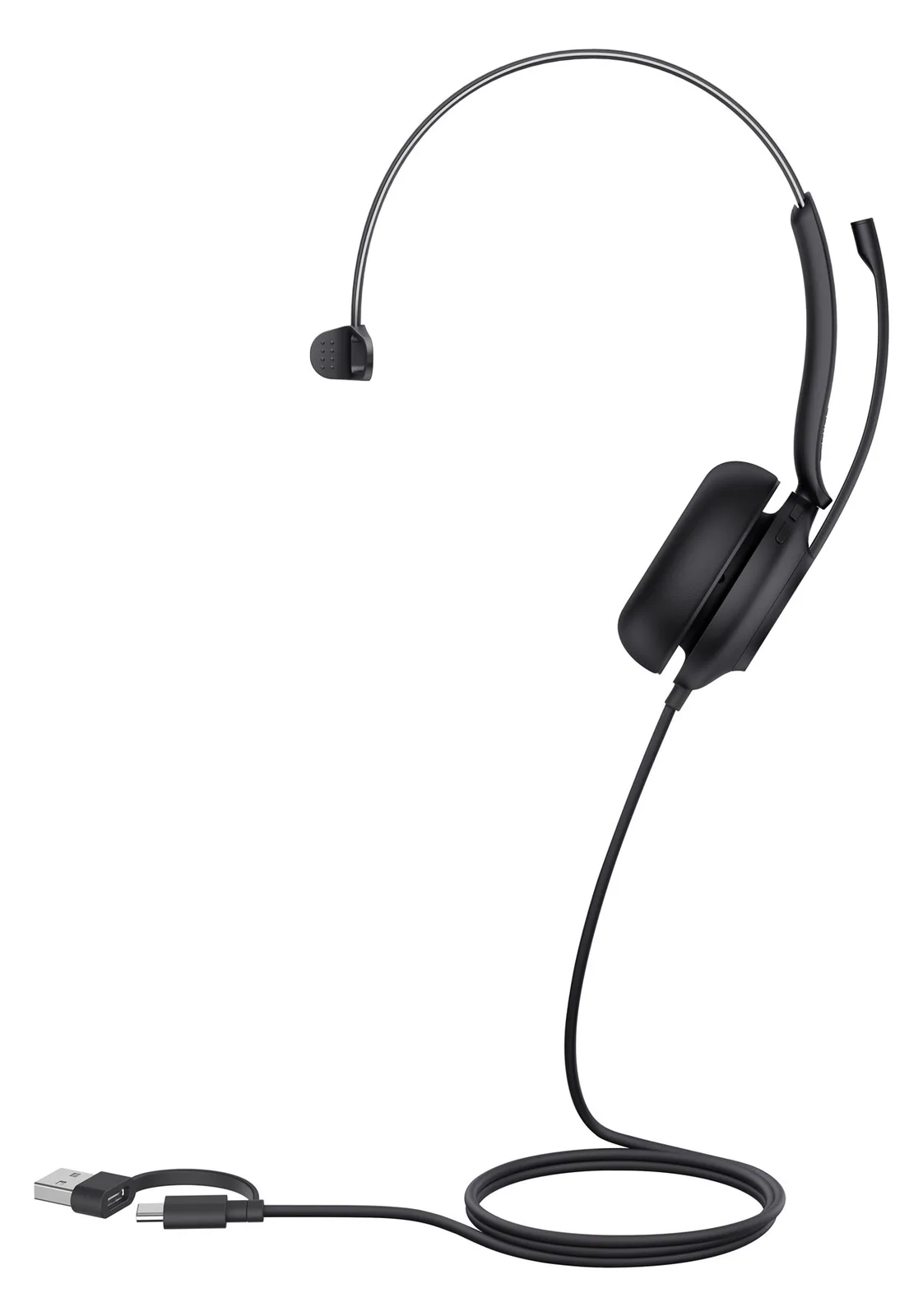 Yealink UH35 Mono - Headset - On-Ear - kabelgebunden - USB-C - Schwarz - Zertifiziert für Microsoft Teams, Ansicht 5
