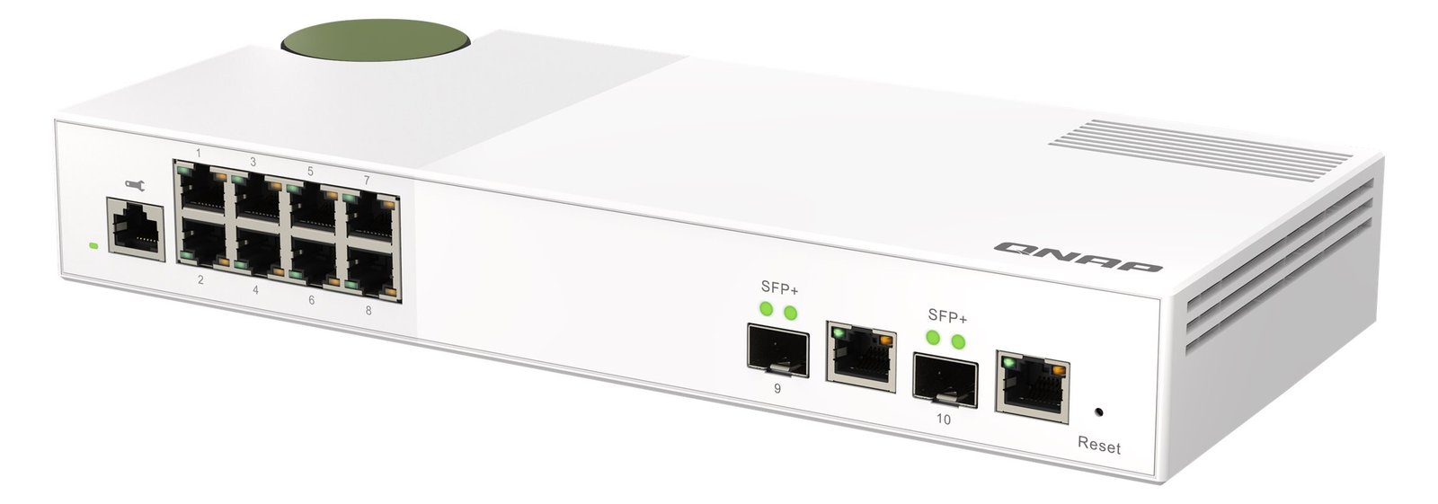 QNAP QSW-M2108-2C - Switch - managed - 2 x 10 Gigabit SFP+ + 8 x 2.5GBase-T