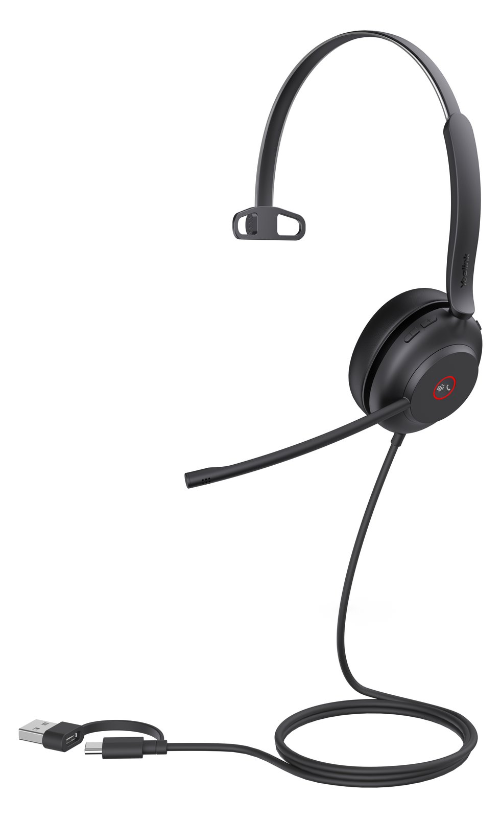 Yealink UH37 Mono - Headset - On-Ear - kabelgebunden
