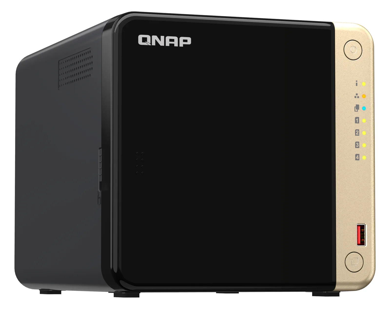 QNAP TS-464 - NAS-Server - 4 Schächte - SATA 6Gb/s, Ansicht 3