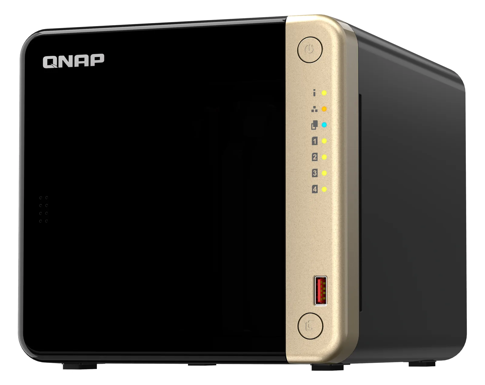 QNAP TS-464 - NAS-Server - 4 Schächte - SATA 6Gb/s, Ansicht 5