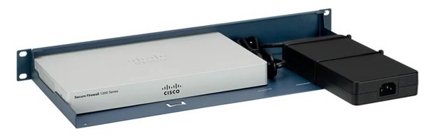 Rackmount.IT RM-CI-T25 - Montagesatz für Netzwerkgeräte - Rack montierbar - cisco metallisch blau - 1U - 48.3 cm (19)
