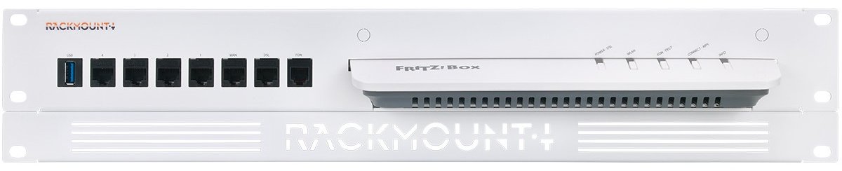 Rackmount.IT RM-FB-T3 - Montageschelle - Weiß - 1.3U/2U - AVM FRITZ!Box 6660 Cable - 6890 - 6890 LTE - 7590 - 482 mm