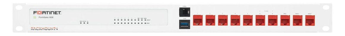 Rackmount.IT RM-FR-T10 - Rackmontagesatz - RJ-45 X 11 - RAL 9003, Signal White - 1U - 48.3 cm (19)