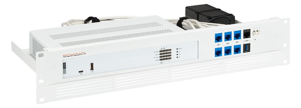 Rackmount.IT RM-SR-T15 - Montagesatz für Netzwerkgeräte - Rack montierbar - Signal White - 1.3U - 48.3 cm (19)