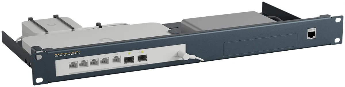 Rackmount.IT RM-UB-T9 - Montagesatz für Netzwerkgeräte - Metallic Dark Blue - 1U - 48.3 cm (19), Ansicht 2