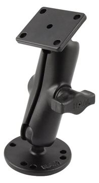 Ram Mounts RAM RAM-B-139U - Befestigungskit (Doppelmuffenarm, runde Platte mit Kugel, Kugeladapter mit AMPS-Platte) von LumaTech