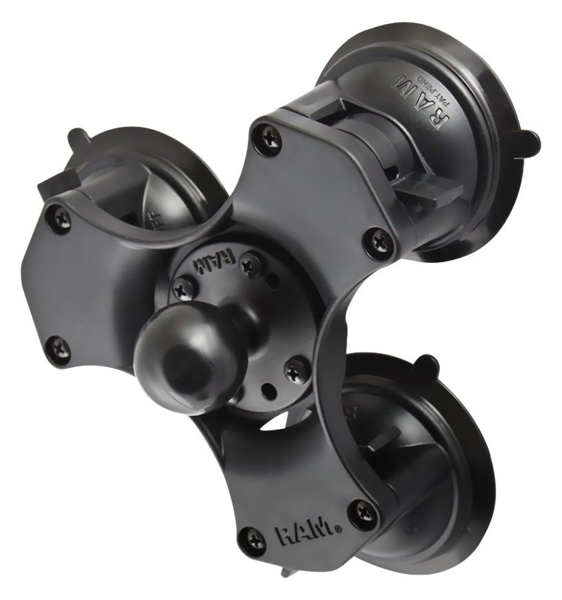 Ram Mounts RAM RAP-365-224-1U - Sockel mit 3 Saugnäpfen