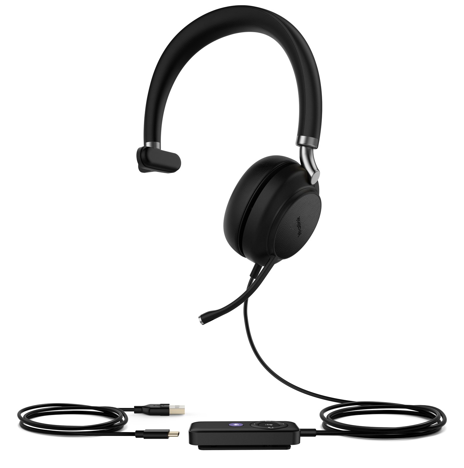 Yealink UH38 Mono Without Battery - Headset - On-Ear