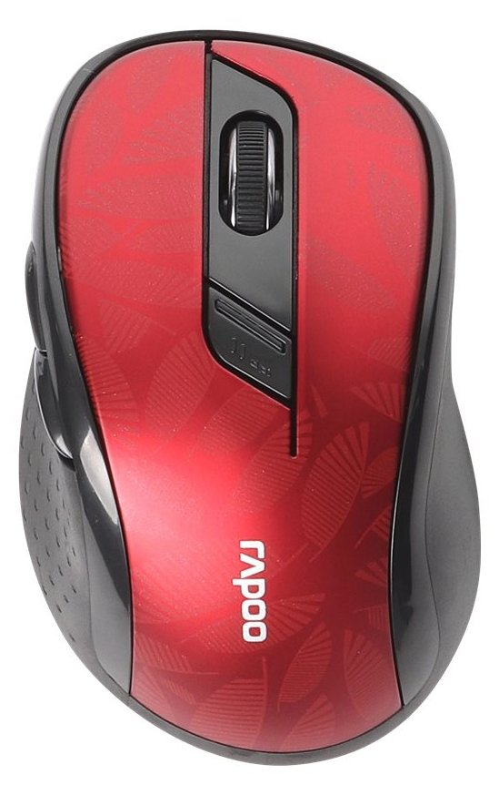 Rapoo M500 Silent - Maus - optisch - 6 Tasten - kabellos - 2.4 GHz, Bluetooth 4.0, Bluetooth 3.0