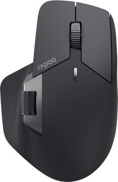 Rapoo MT760L - rechts - Optisch - RF Wireless + Bluetooth - 3200 DPI - Schwarz - Grau von LumaTech