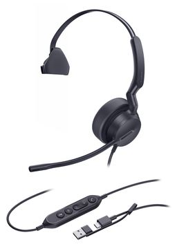 Yealink UH42 Mono - Headset - On-Ear - kabelgebunden von LumaTech