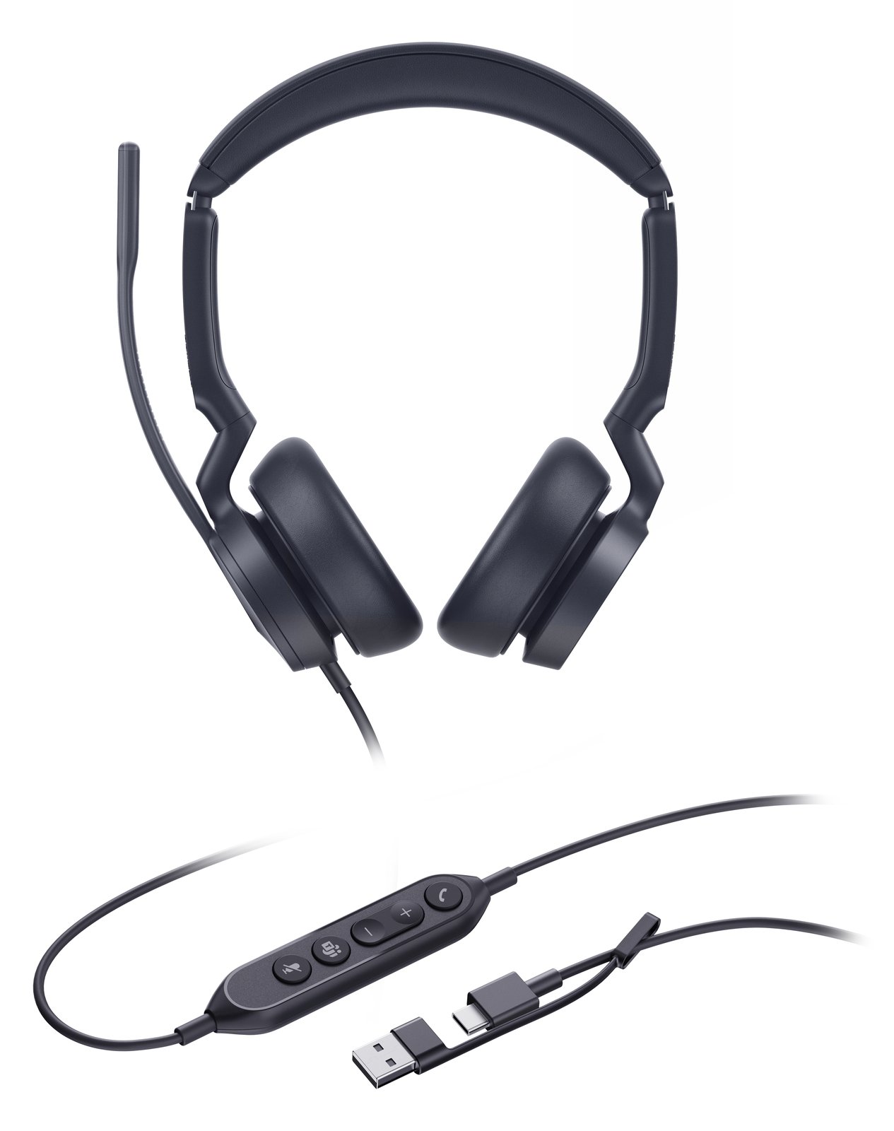 Yealink UH46 Dual - Headset - On-Ear - kabelgebunden