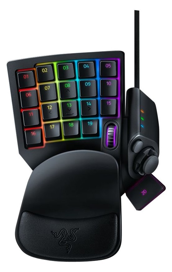 Razer Tartarus V2 - Tastenfeld - mit Scroll-Rädchen, 8-way directional thumbpad