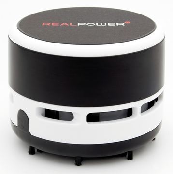 RealPower Mini Hoover-1 Mini Staubsauger Batterie von LumaTech