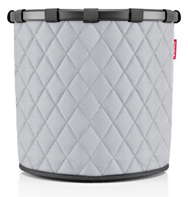Reisenthel homebasket M - Grau - Aluminium - Polyester - Korb - Einfarbig - Geometrisches Muster - Drinnen