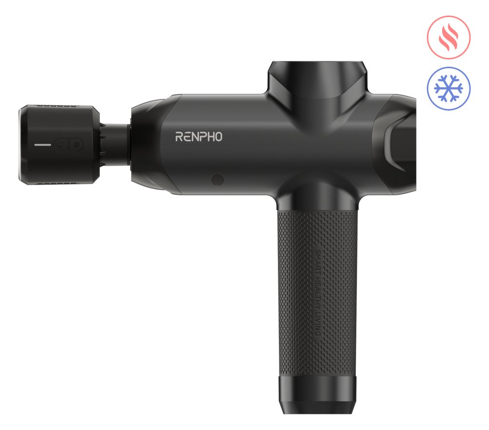 RENPHO Massage Gun Power + Thermacool black Schwarz
