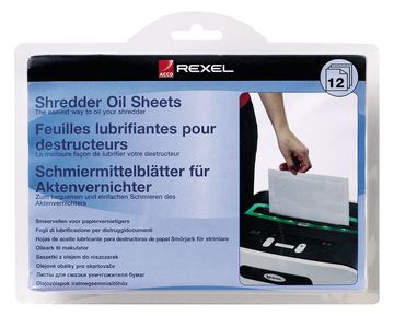 Rexel Schredder-Ölblätter (Packung mit 12) von LumaTech