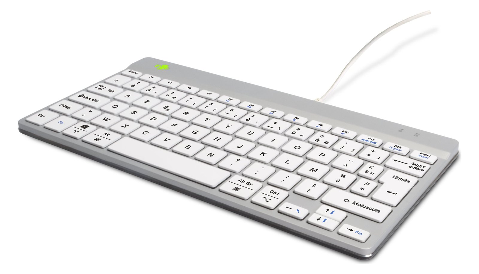 R-Go Compact Break - Tastatur - mit integrierter Pauseanzeige - TL: Französisch, AZERTY