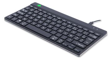 R-Go Ergonomische Tastatur Compact break - Tastatur - TL: Französisch, AZERTY - Schwarz von LumaTech