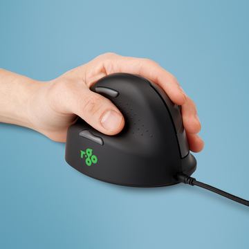 R-Go HE Mouse Ergonomische Maus, Mittel (165-195mm) von LumaTech