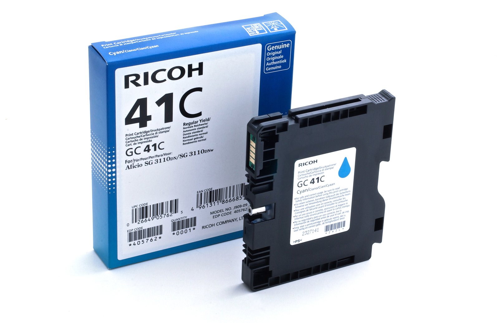 Ricoh Cyan - Original - Tintenpatrone - für Ricoh Aficio SG 3100