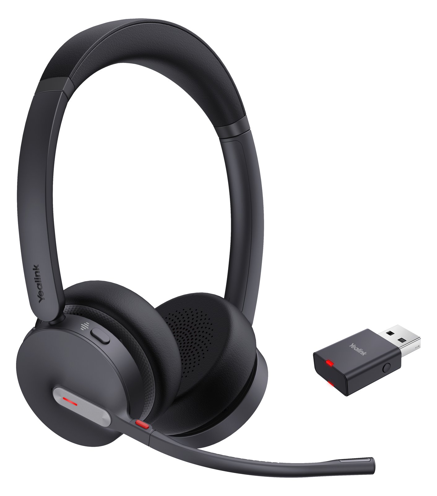 Yealink WH64 Hybrid Dual - Headset - On-Ear - DECT / Bluetooth