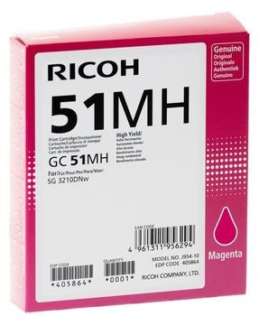 Ricoh GC 51MH - Hohe Ergiebigkeit - Magenta - original von LumaTech