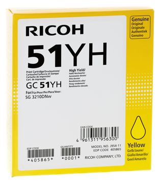 Ricoh GC 51YH - Hohe Ergiebigkeit - Gelb - original von LumaTech