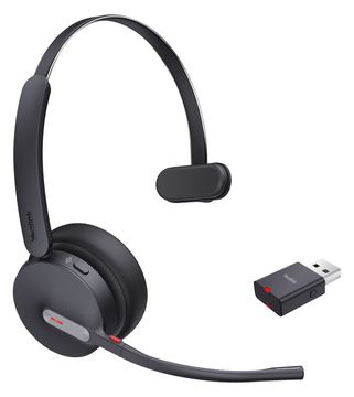 Yealink WH64 Hybrid Mono - Headset - On-Ear - DECT / Bluetooth von LumaTech