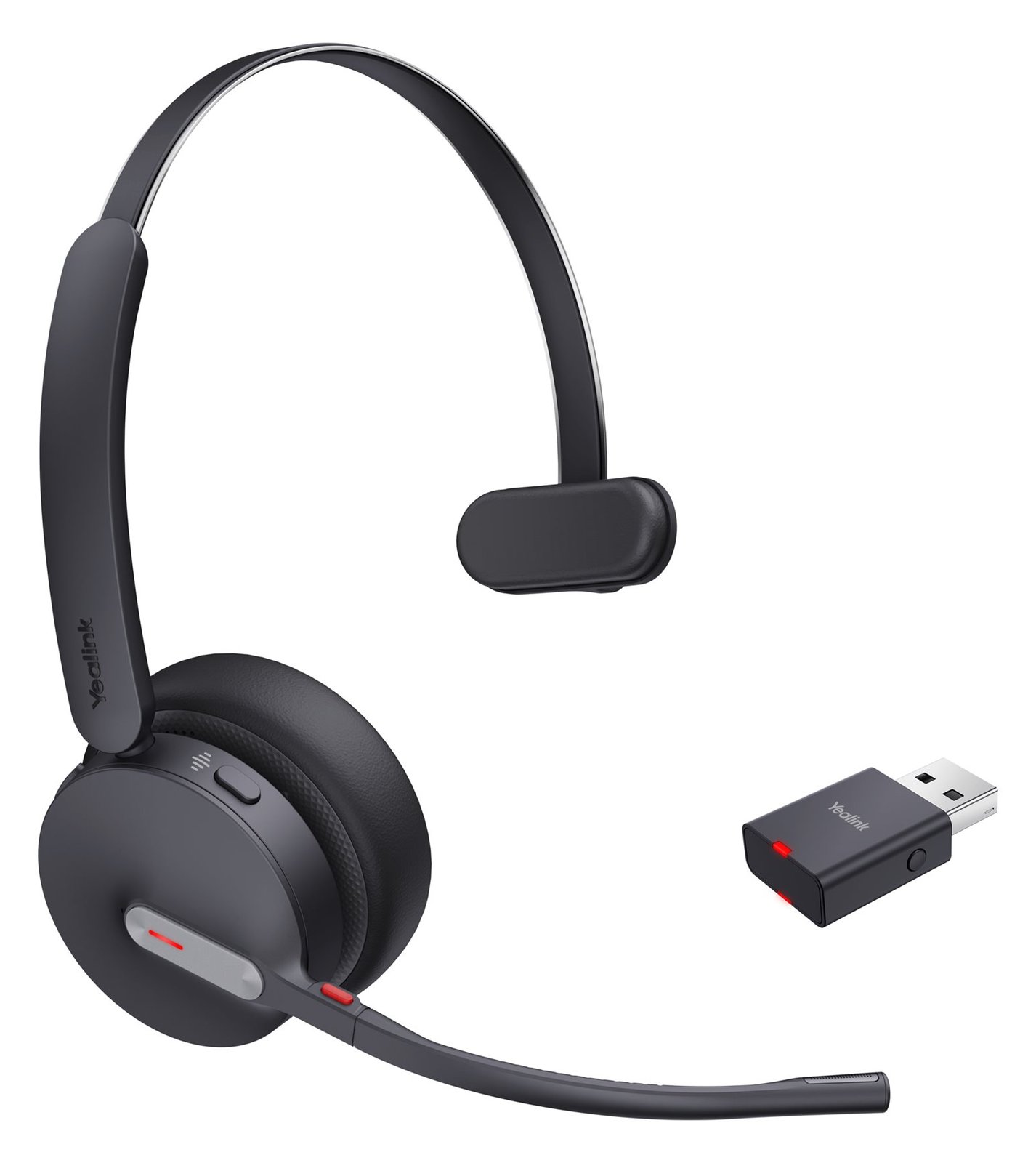 Yealink WH64 Hybrid Mono - Headset - On-Ear - DECT / Bluetooth