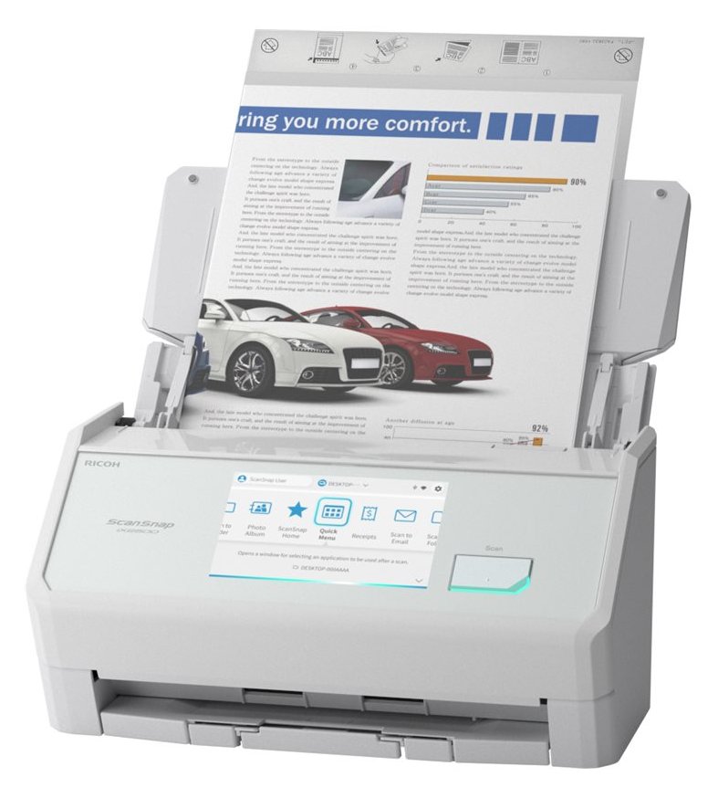 Ricoh ScanSnap iX2500 - Dokumentenscanner - Dual CIS - Duplex - 279 x 432mm - 600 dpi x 600 dpi