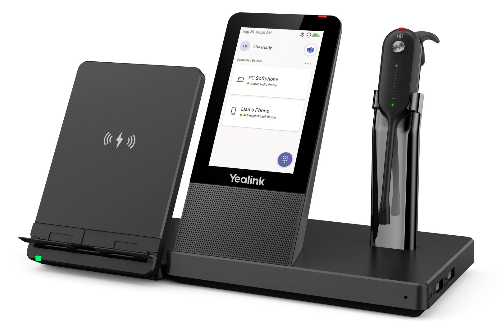 Yealink WH67 - Headset - im Ohr - konvertierbar