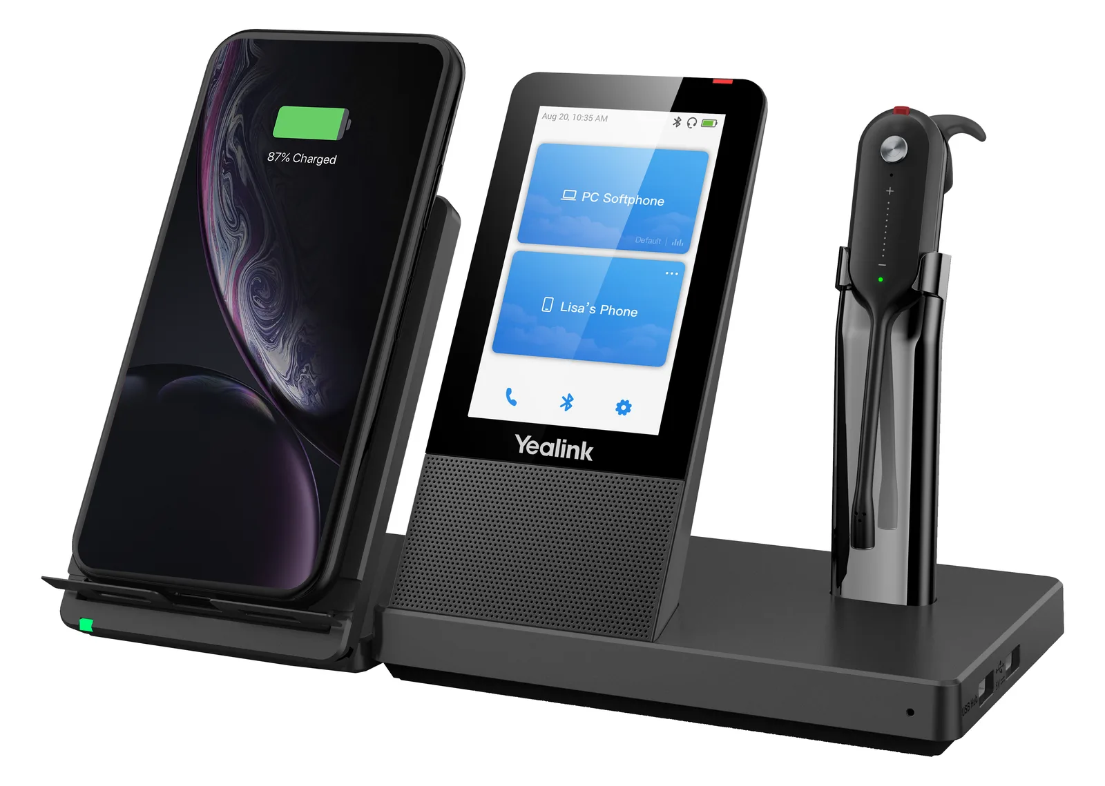 Yealink WH67 X UC Workstation - Headset - im Ohr, Ansicht 2