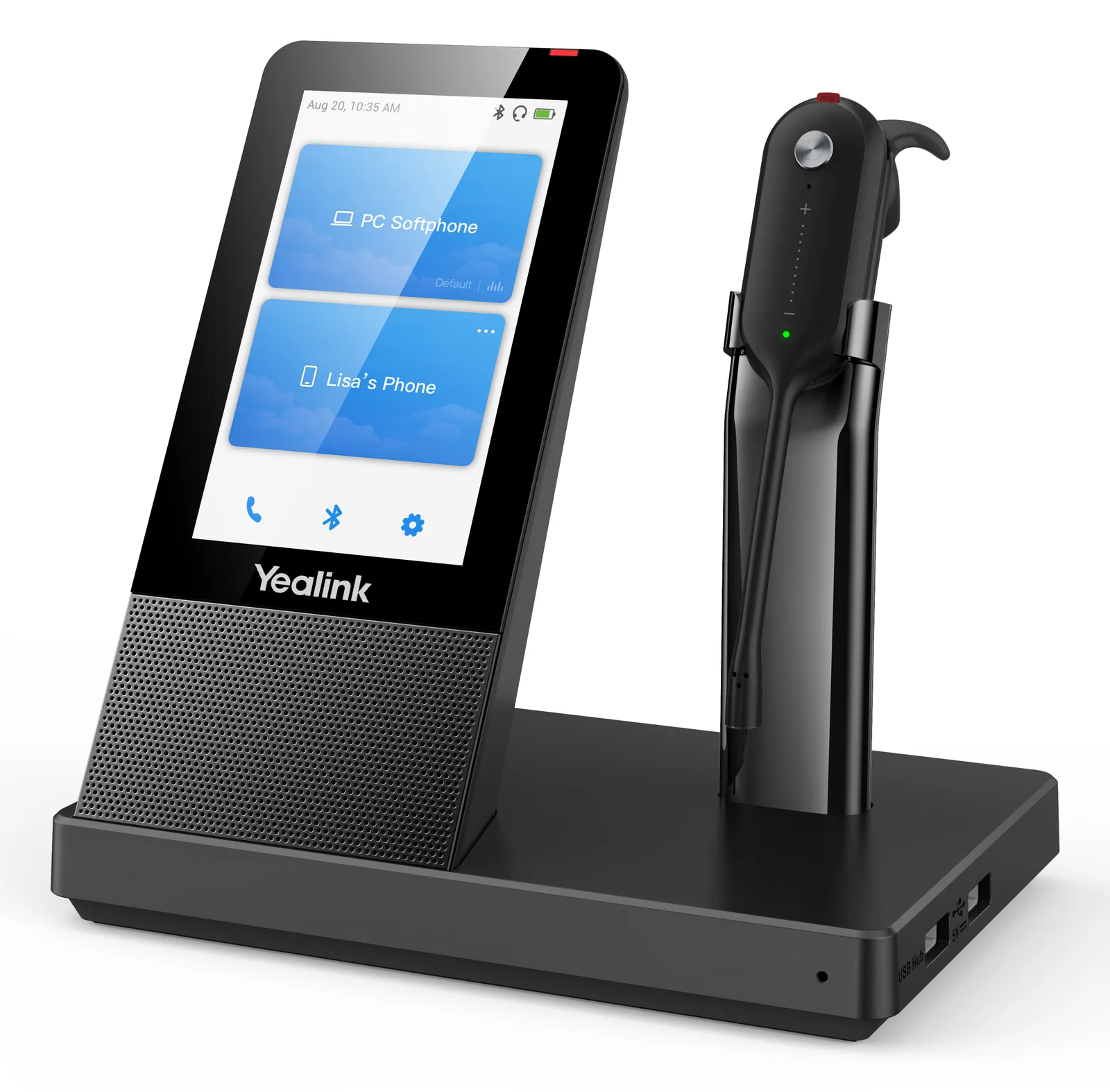 Yealink WH67 X UC Workstation - Headset - im Ohr, Ansicht 4